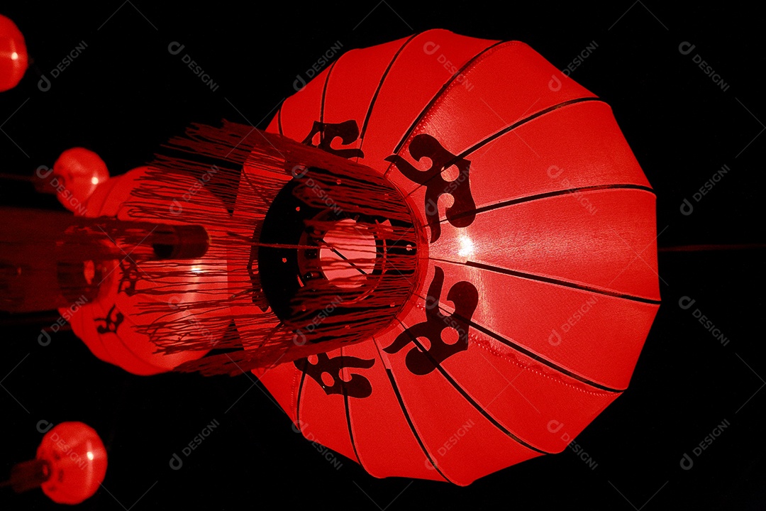 Lanterna de papel chinesa