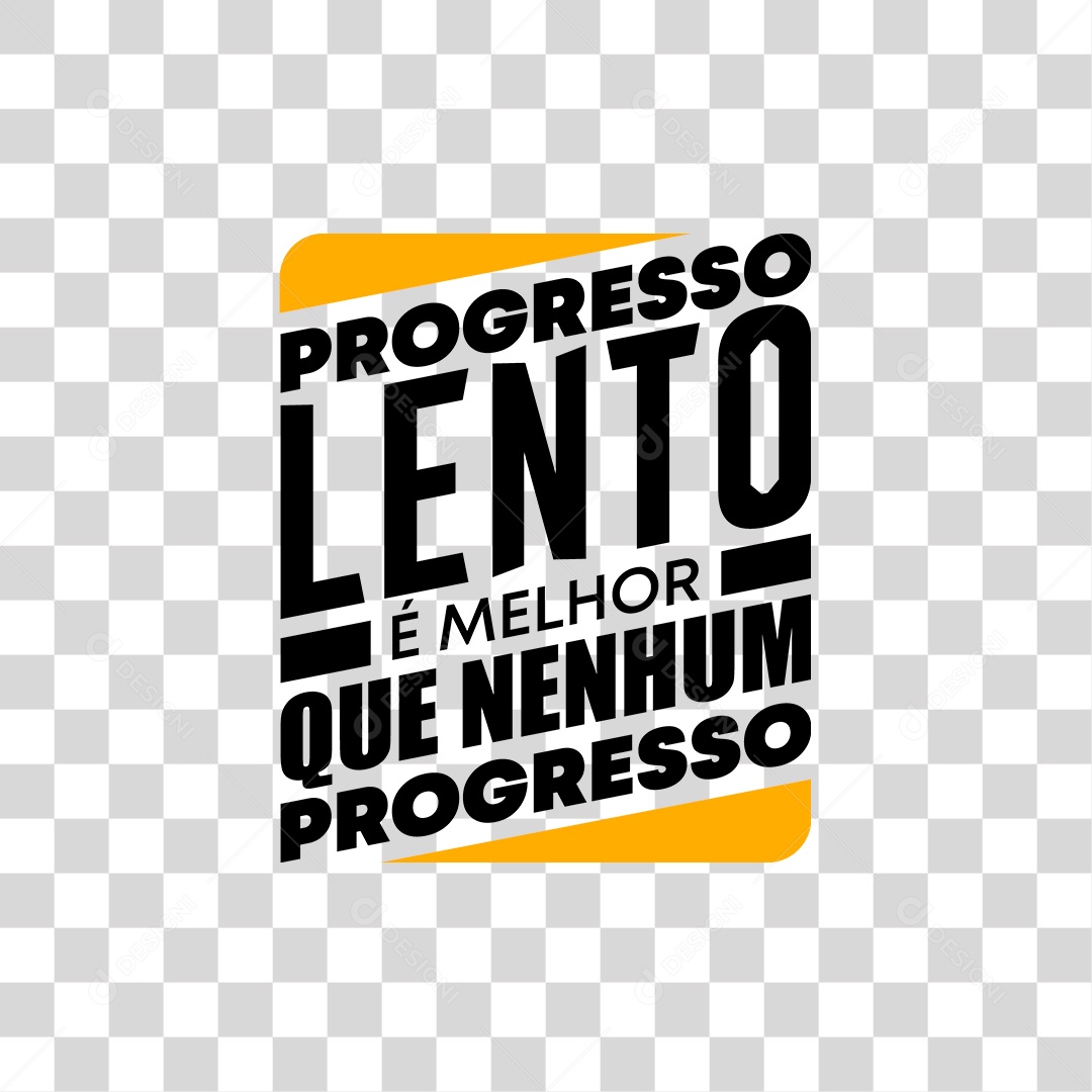 Lettering Progresso Lento é Melhor EPs + PNG