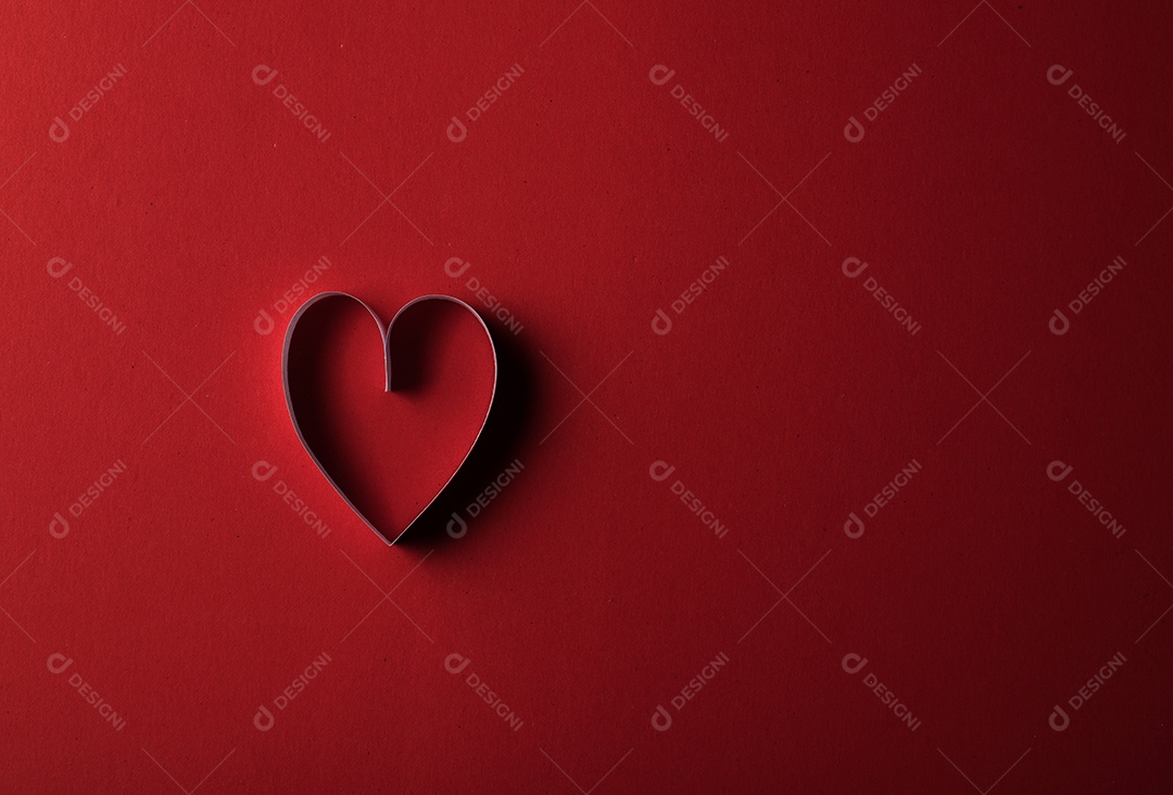 Papel de lareira vermelha sobre fundo vermelho