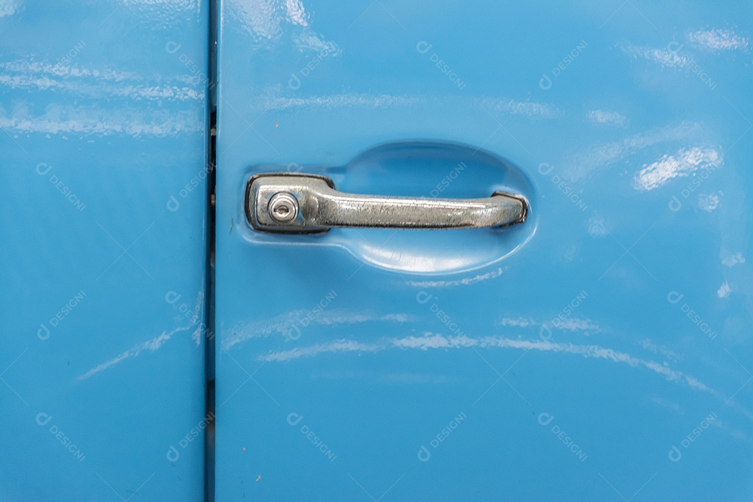 Maçaneta da porta do carro, carro antigo.