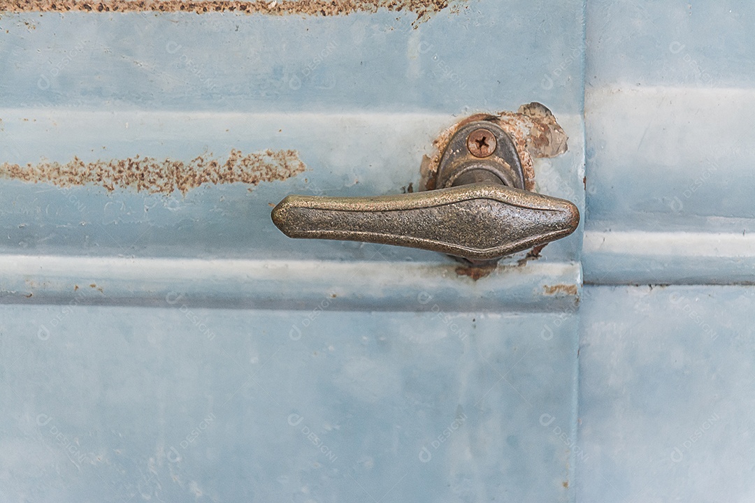 Maçaneta da porta do carro, carro antigo.