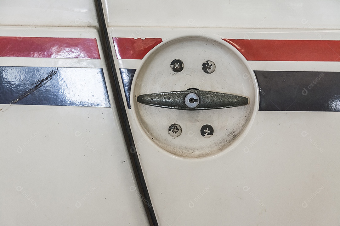 Maçaneta da porta do carro, carro antigo.