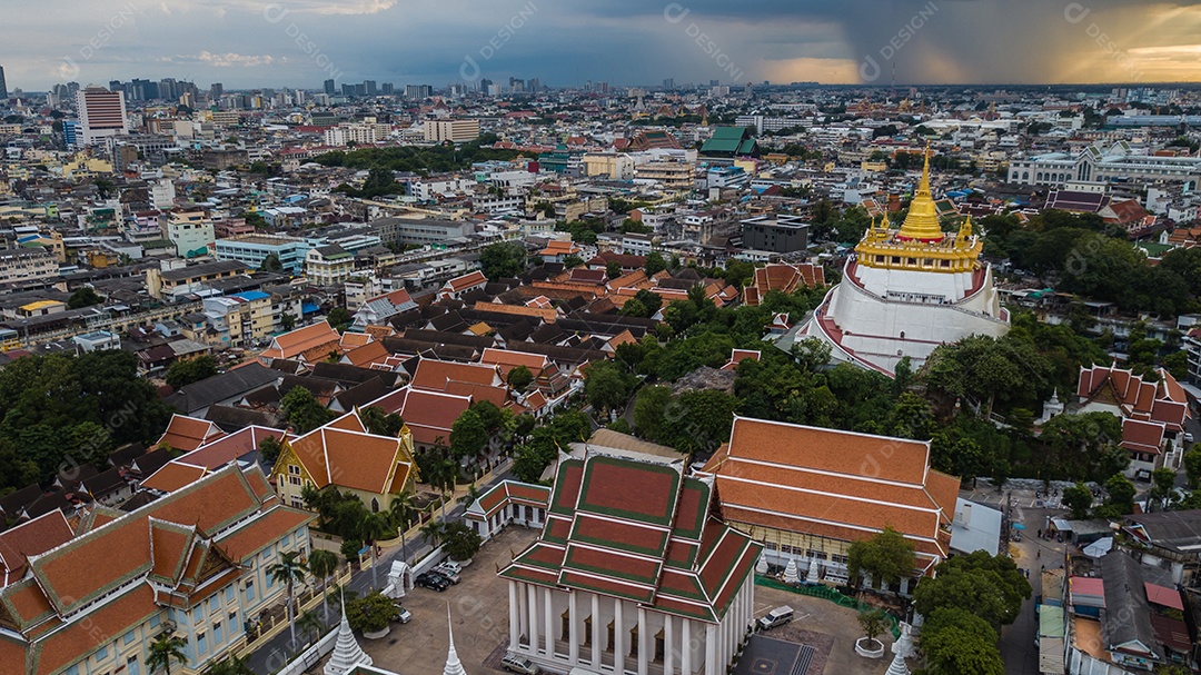 Popular atração turística de bangkok marcos de bangkok tailândia