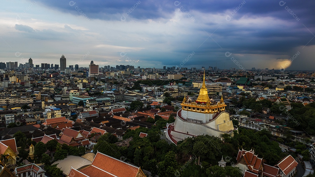 Popular atração turística de bangkok marcos de bangkok tailândia