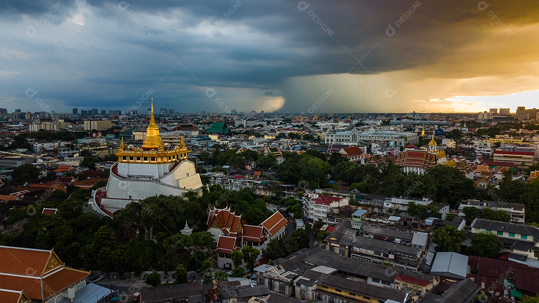 Popular atração turística de bangkok marcos de bangkok tailândia