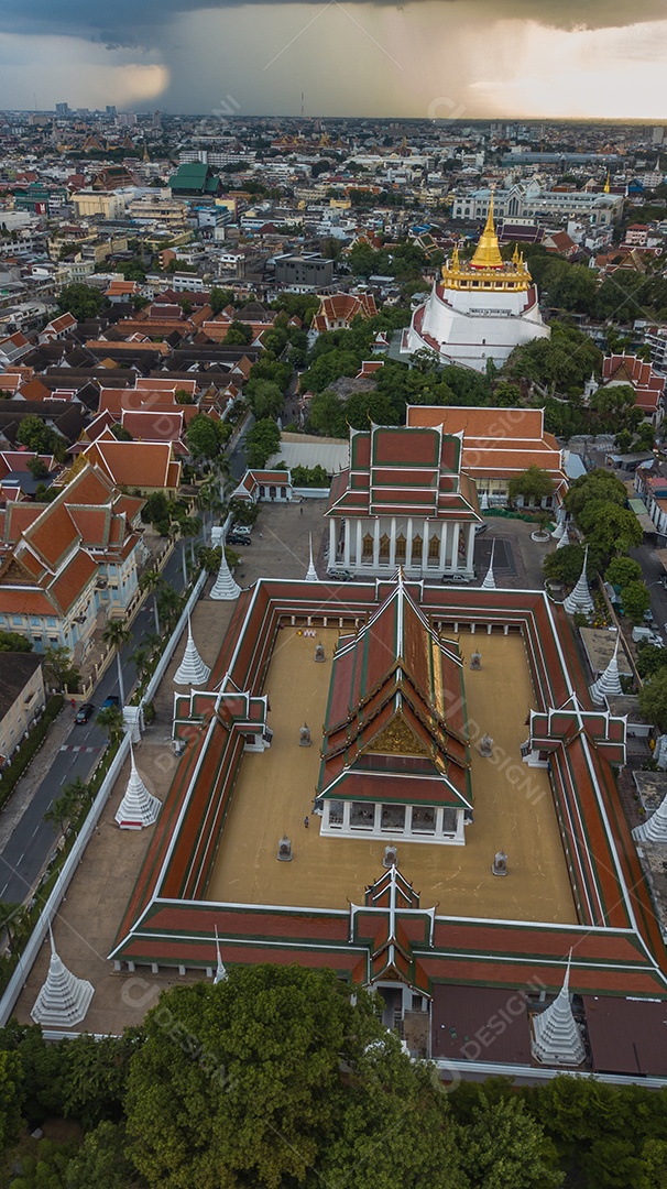 Popular atração turística de bangkok marcos de bangkok tailândia