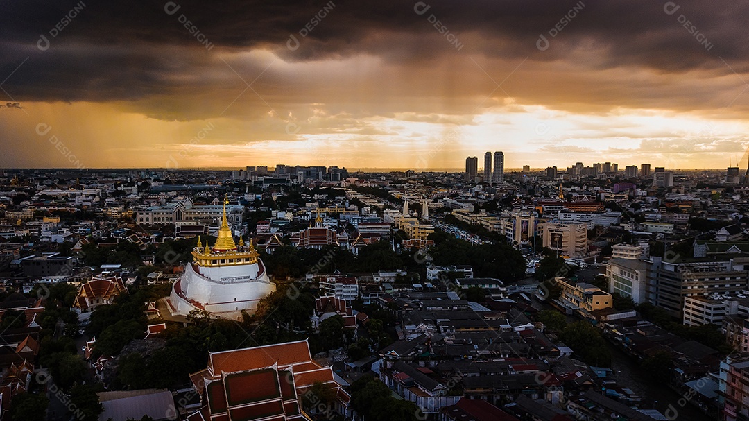 Popular atração turística de bangkok marcos de bangkok tailândia