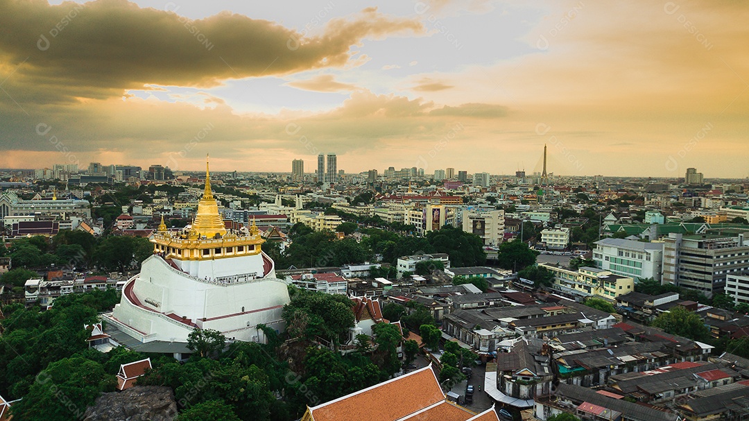Popular atração turística de bangkok marcos de bangkok tailândia