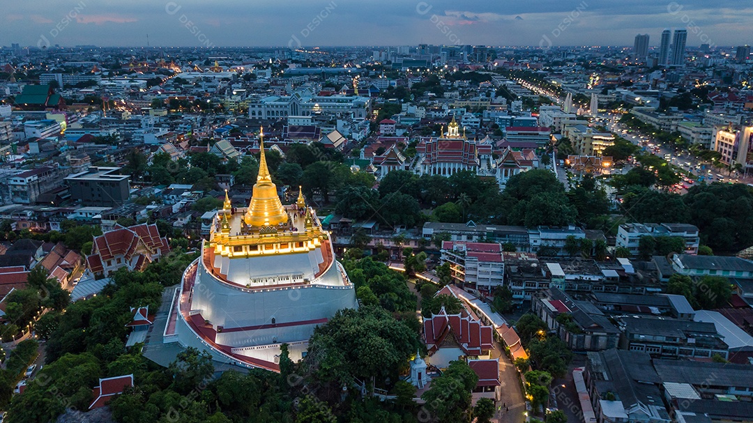 Popular atração turística de bangkok marcos de bangkok tailândia