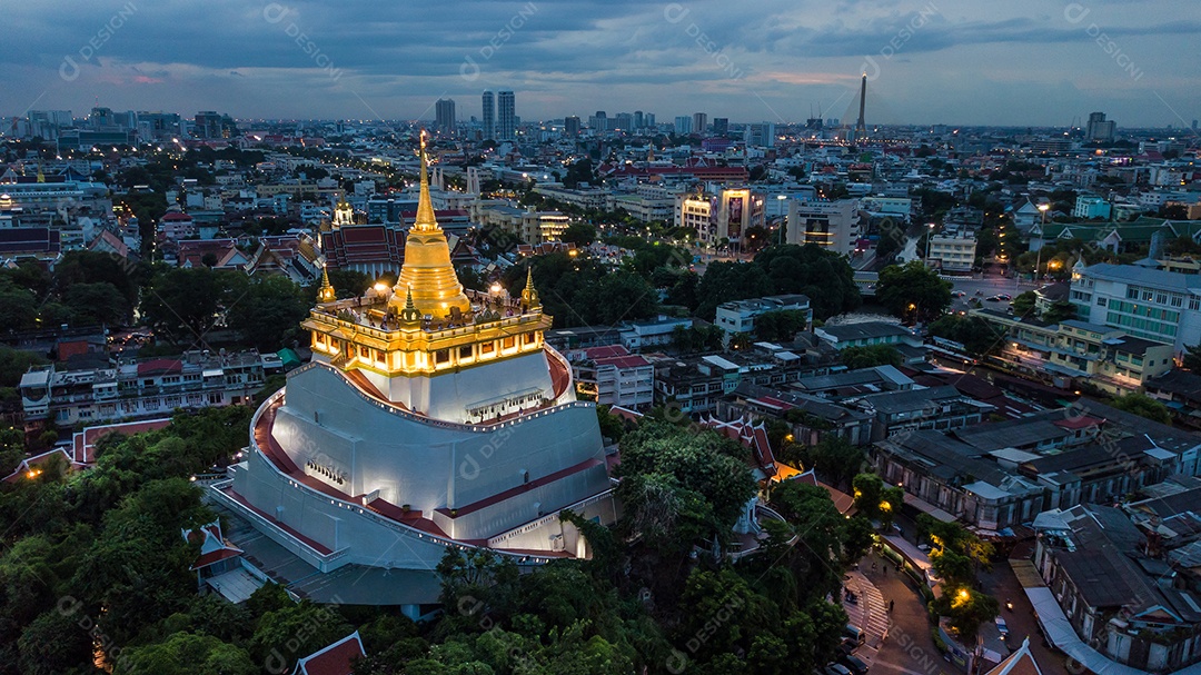 Popular atração turística de bangkok marcos de bangkok tailândia