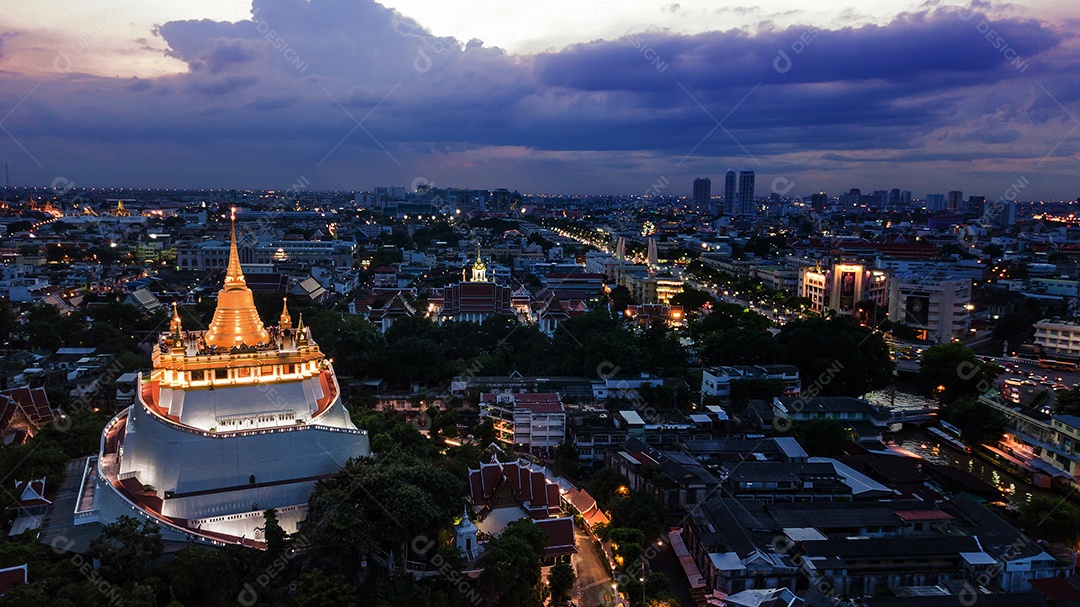 Popular atração turística de bangkok marcos de bangkok tailândia