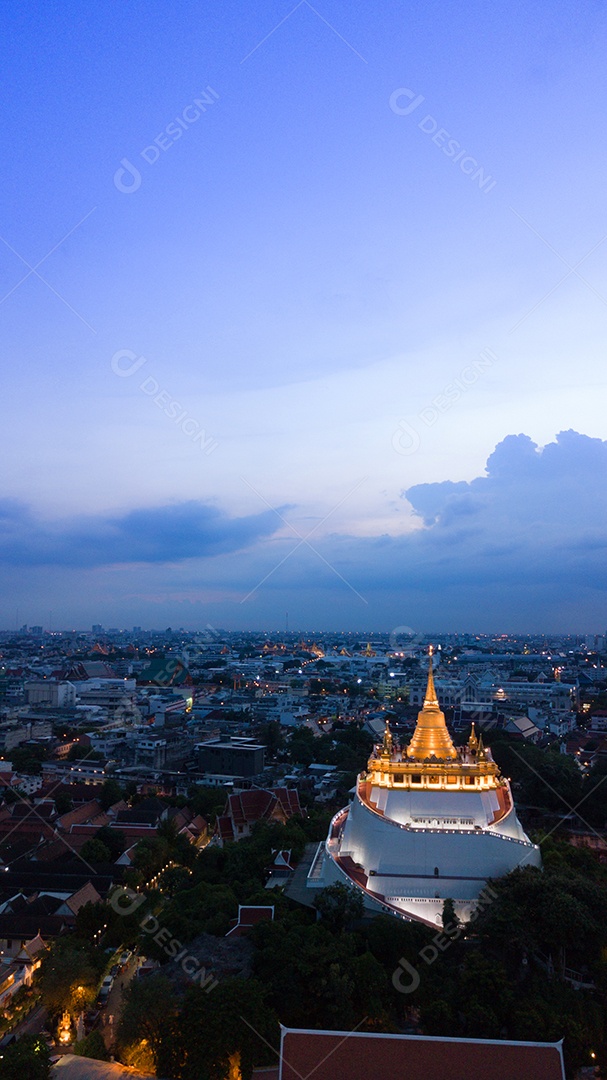 Popular atração turística de bangkok marcos de bangkok tailândia