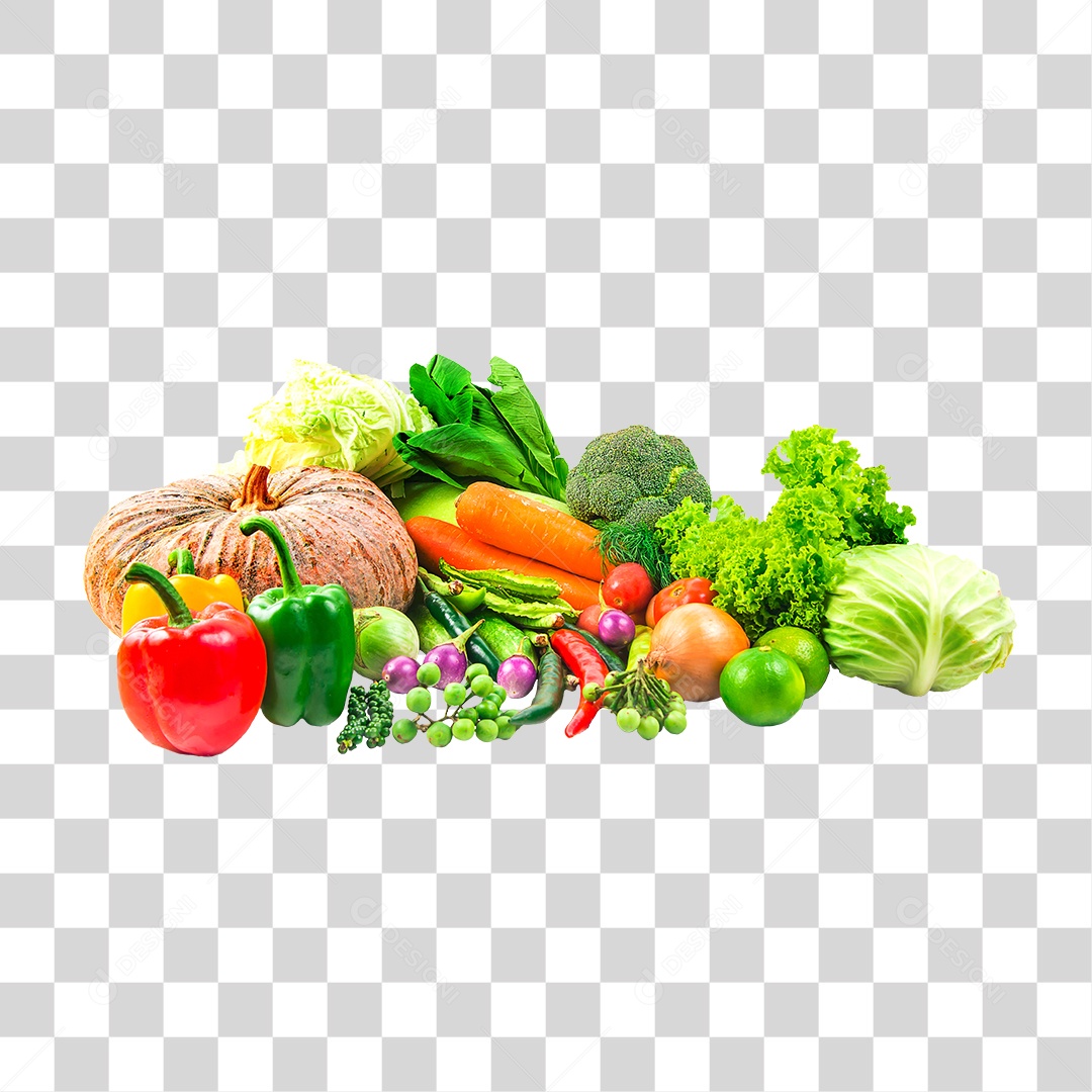 Varias Verduras Legumes PNG Transparente