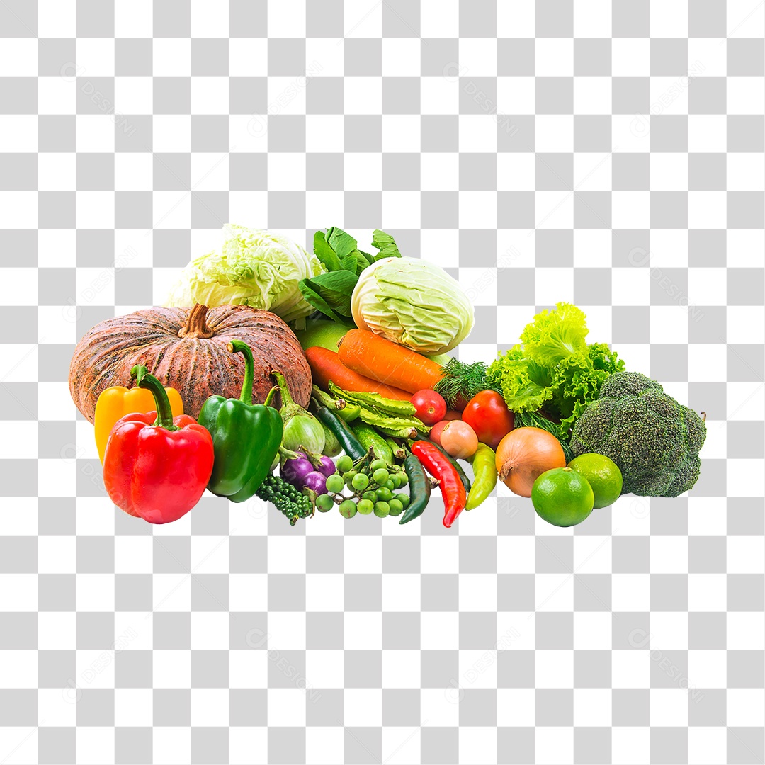 Varias Verduras Legumes PNG Transparente