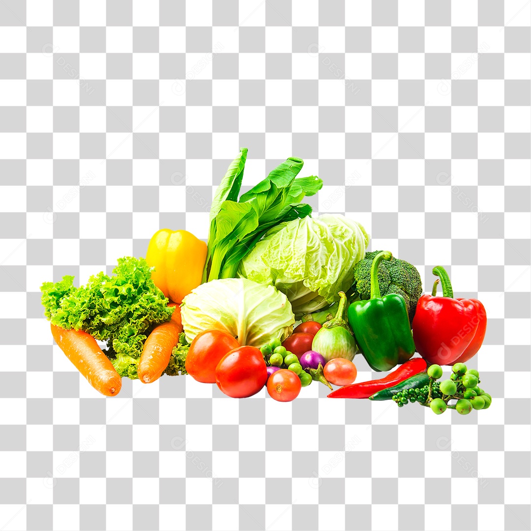 Varias Verduras Legumes PNG Transparente