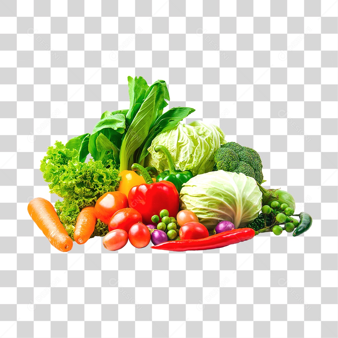 Varias Verduras Legumes PNG Transparente