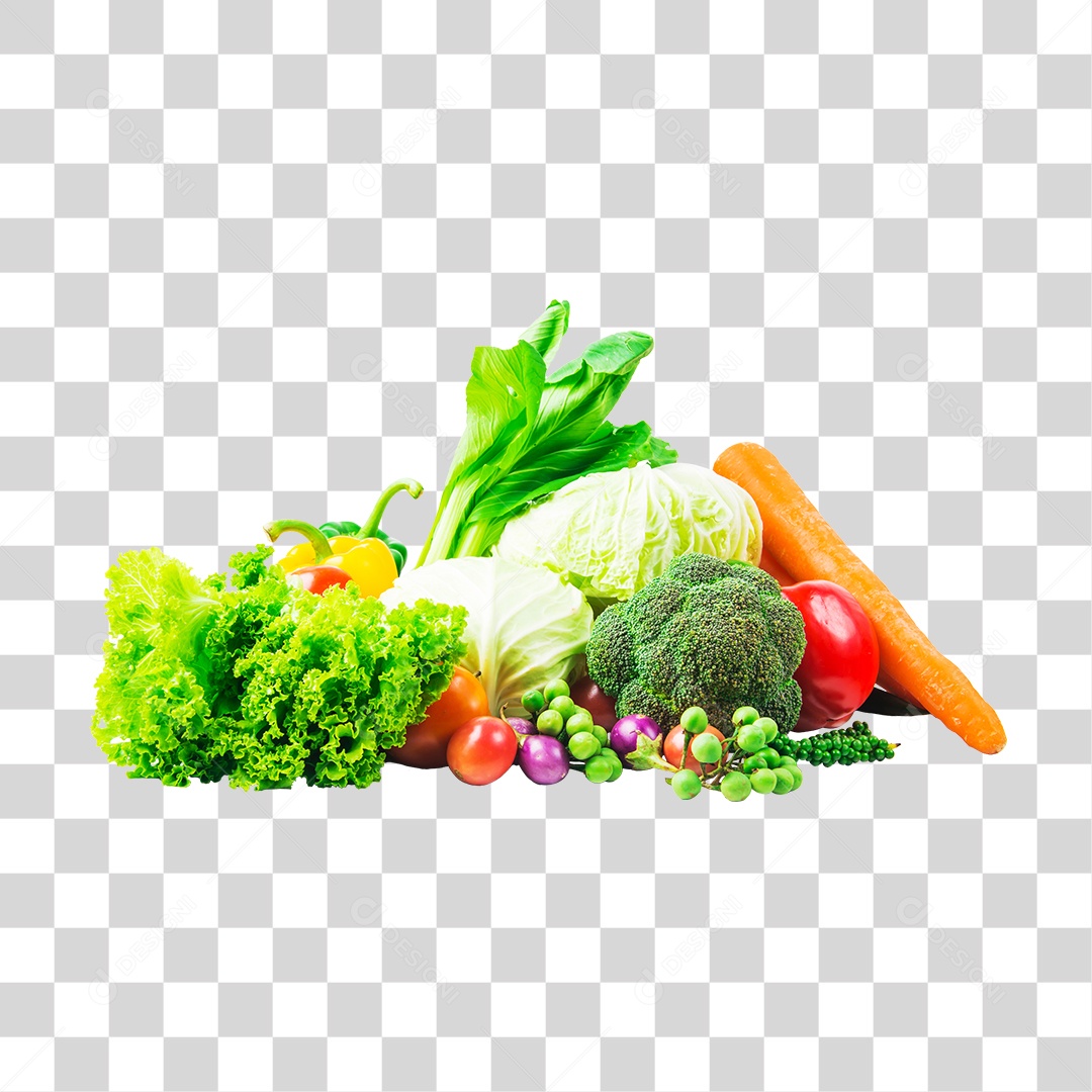 Varias Verduras Legumes PNG Transparente