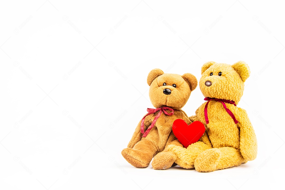 ursinho de pelúcia em fundo branco