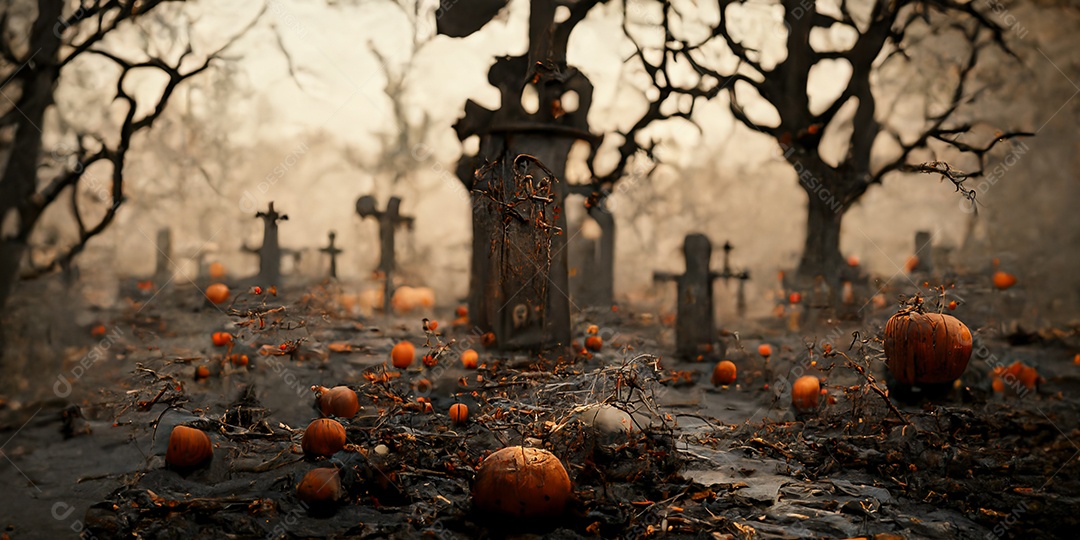 Cenário de Halloween