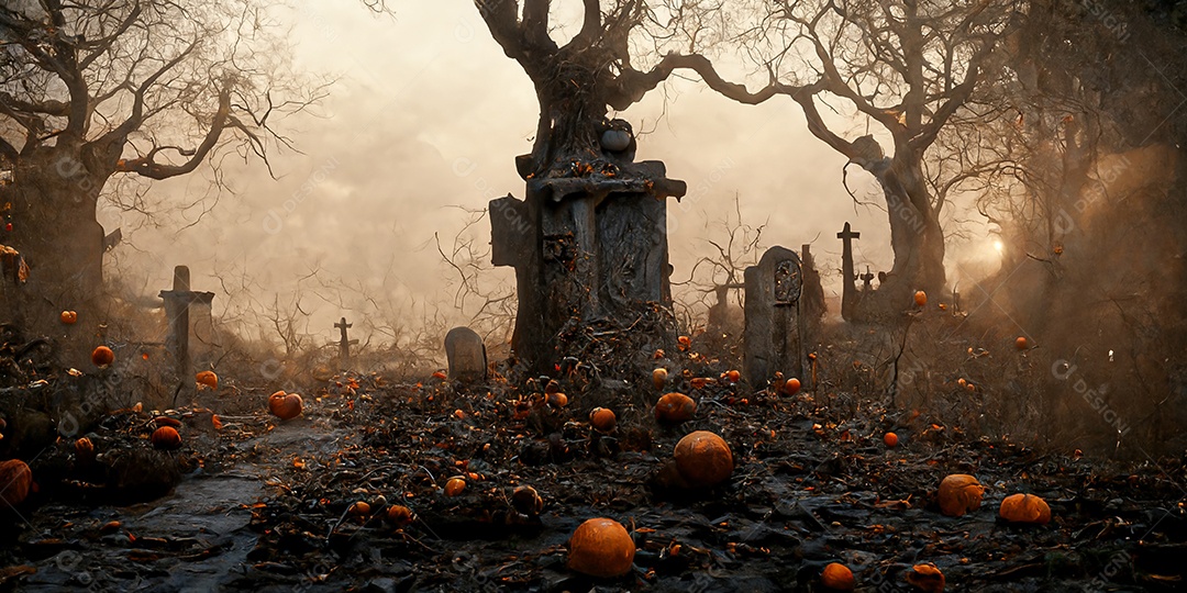 Cenário de Halloween