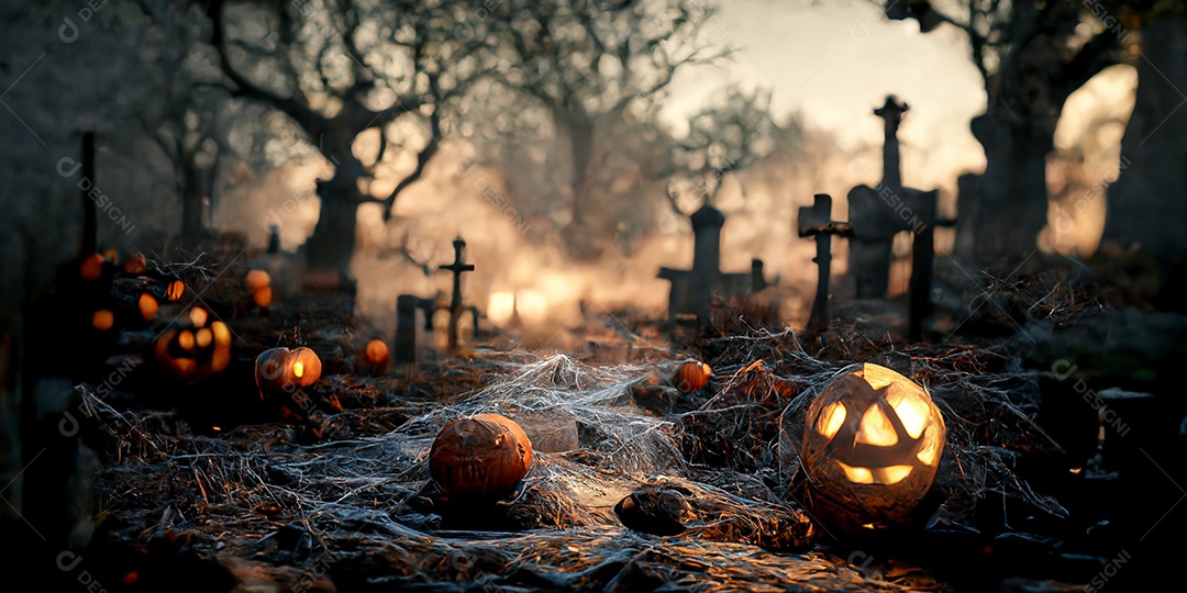 Cenário de Halloween