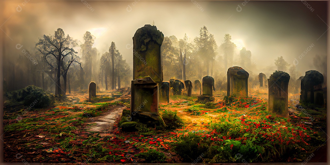 Cenário de Halloween