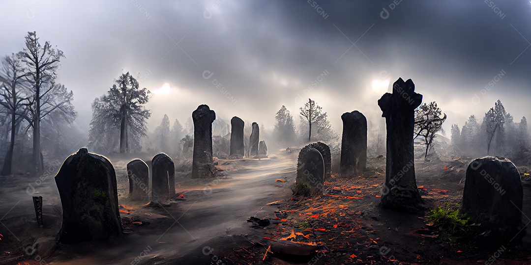 Cenário de Halloween