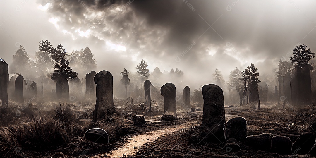 Cenário de Halloween