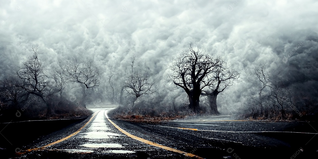 Cenário de Halloween