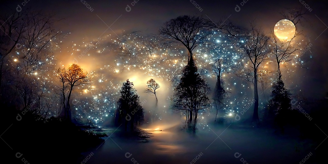 Cenário de Halloween