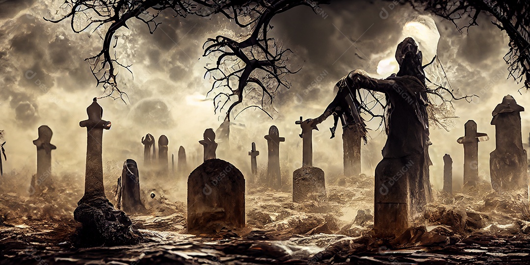 Cenário de Halloween