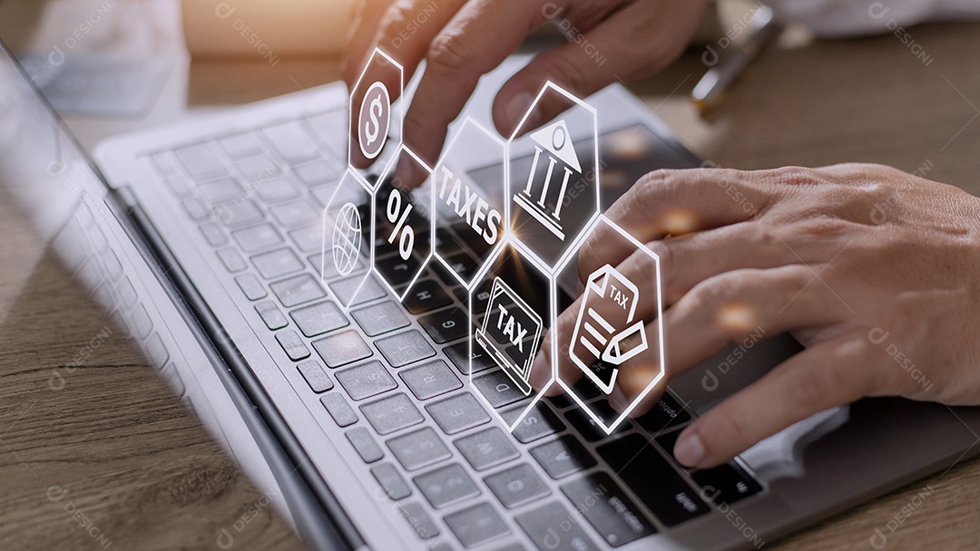 Empresas que usam um computador para preencher a declaração de imposto de renda individual