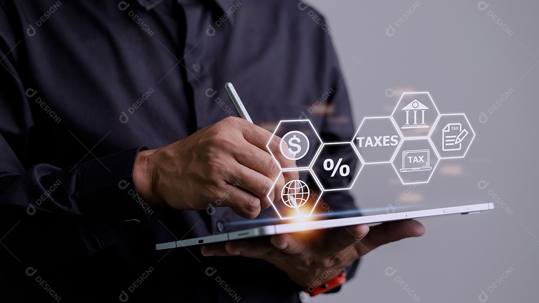 Empresas que usam um computador para preencher a declaração de imposto de renda individual