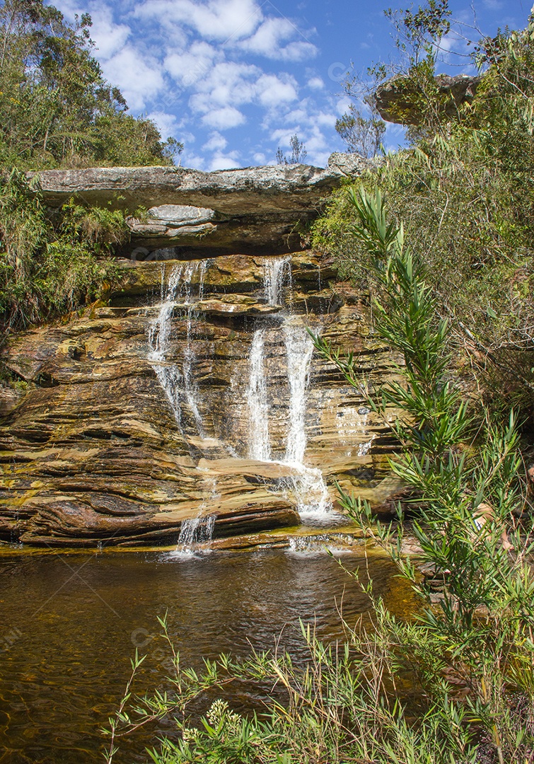 Cachoeira em Ibitipoca, Minas Gerais, Brasil