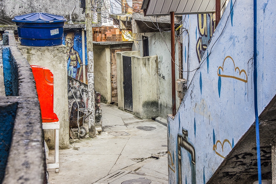Cantagalo favela landscape
