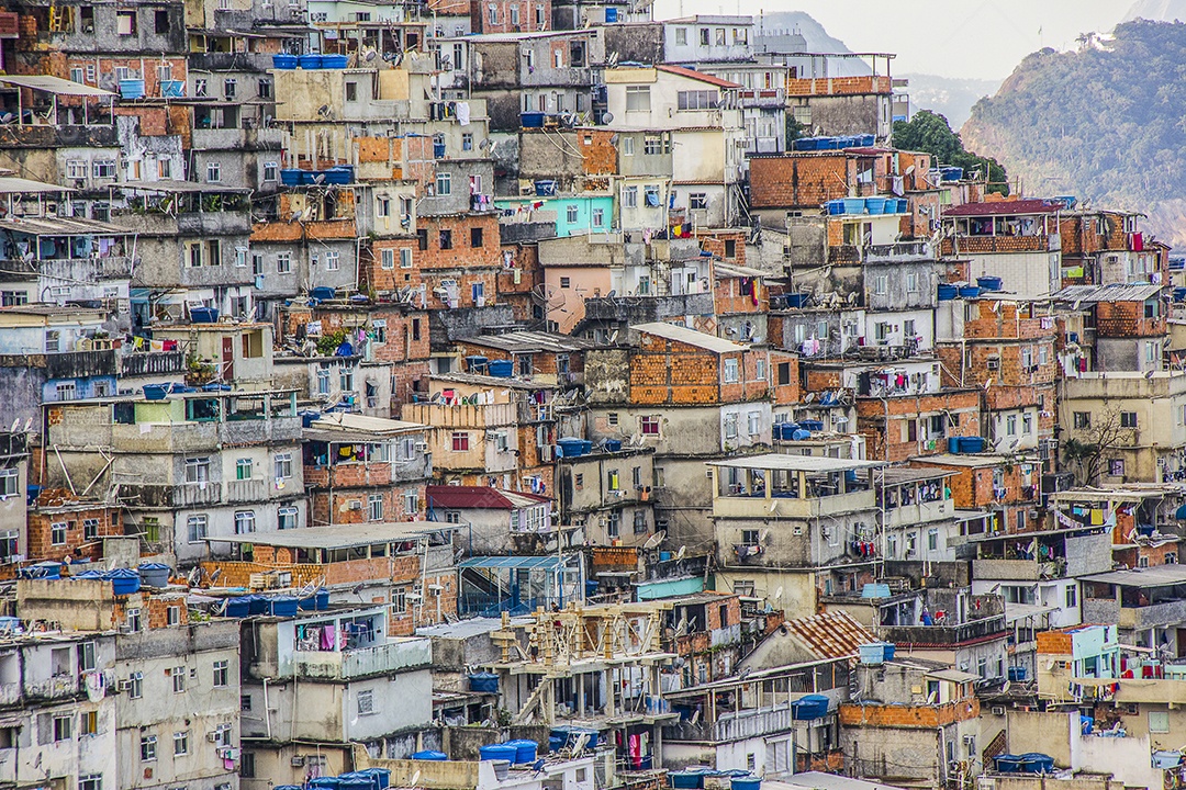 Paisagem da favela do Cantagalo