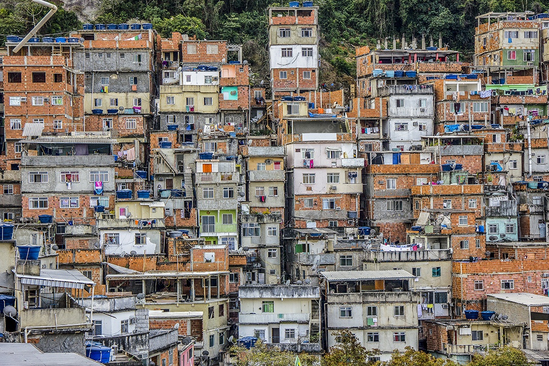 Paisagem da favela do Cantagalo