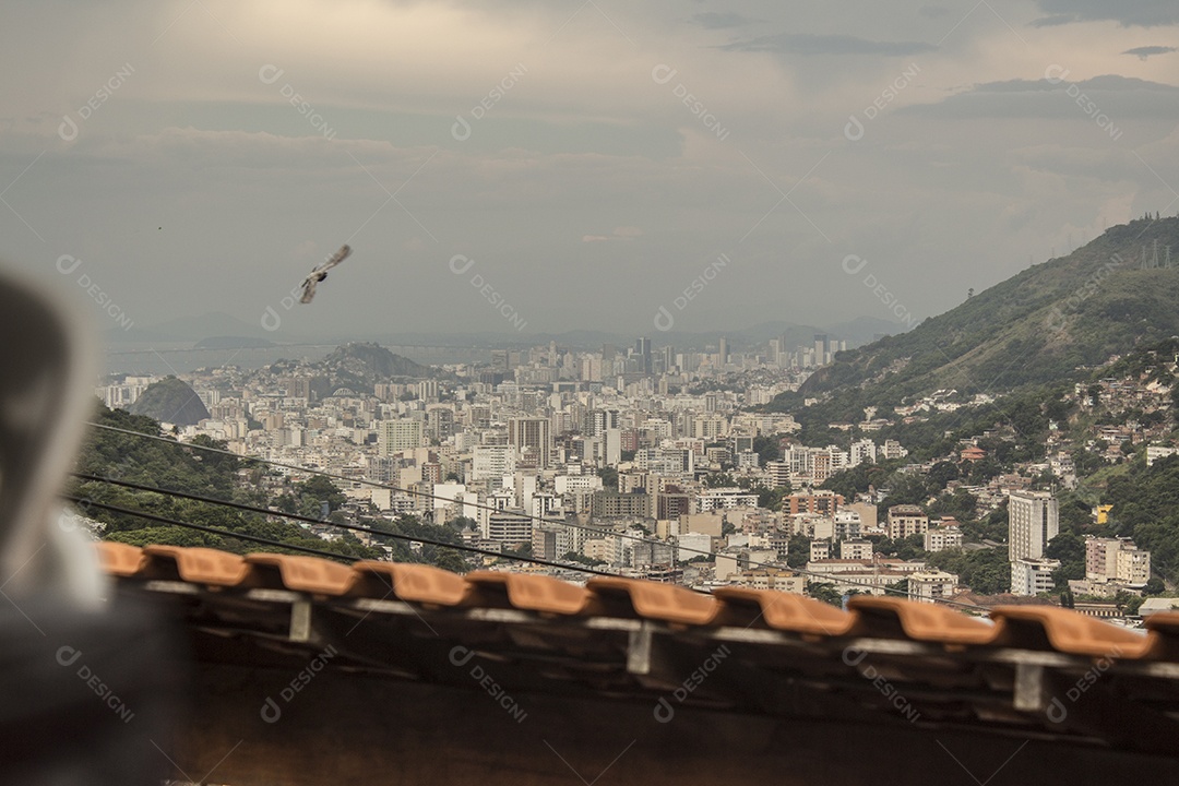 Detalhes da favela do Catrambi no Rio de Janeiro - brasil