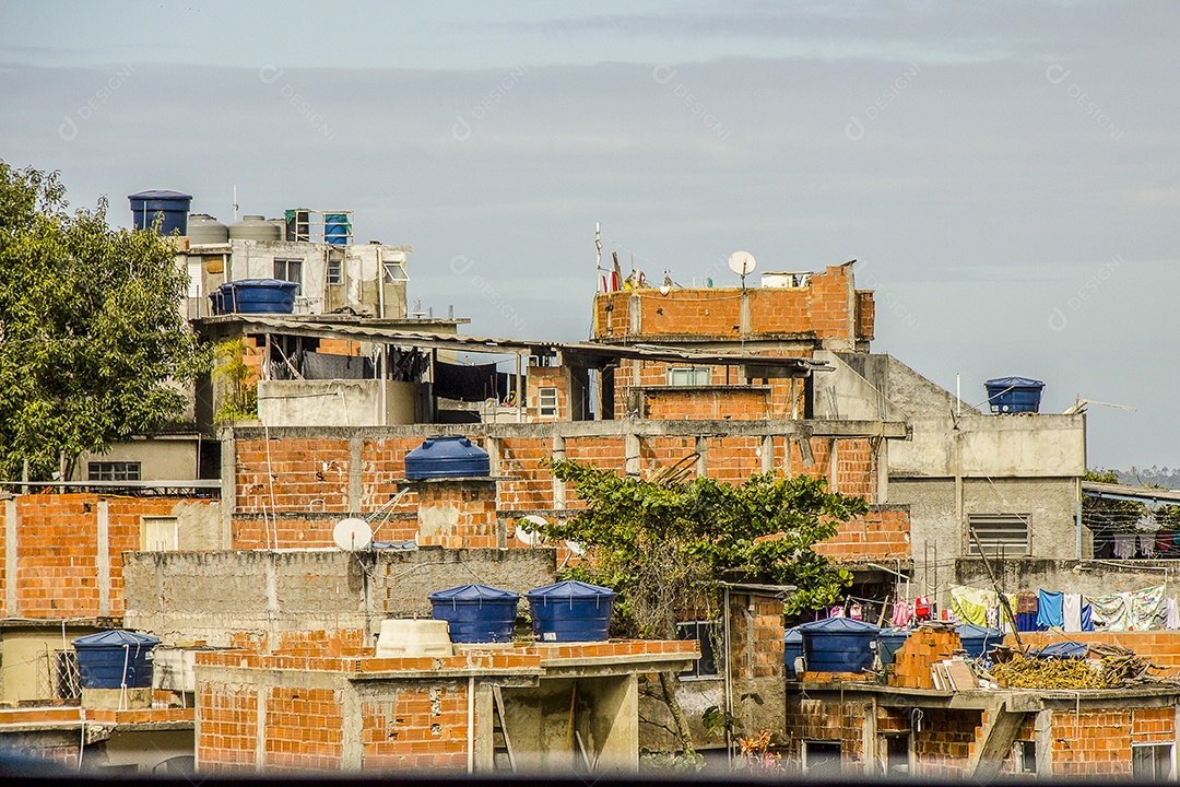 Paisagem da favela do Cantagalo