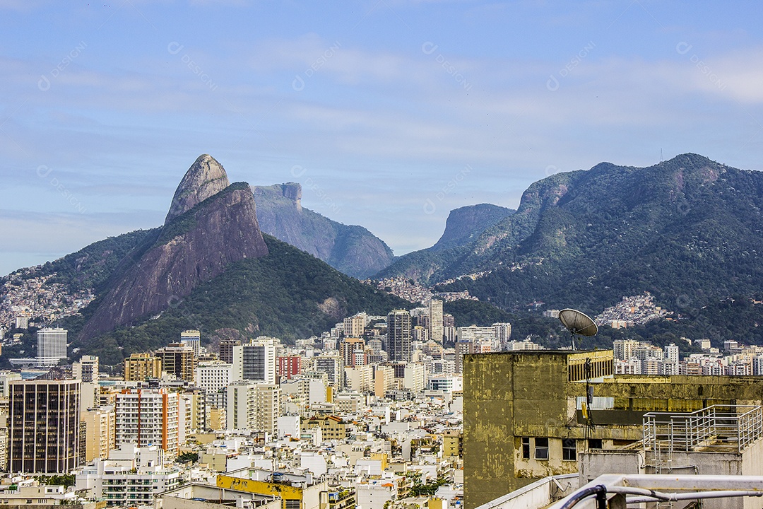 Detalhes da favela do Catrambi no Rio de Janeiro - brasil