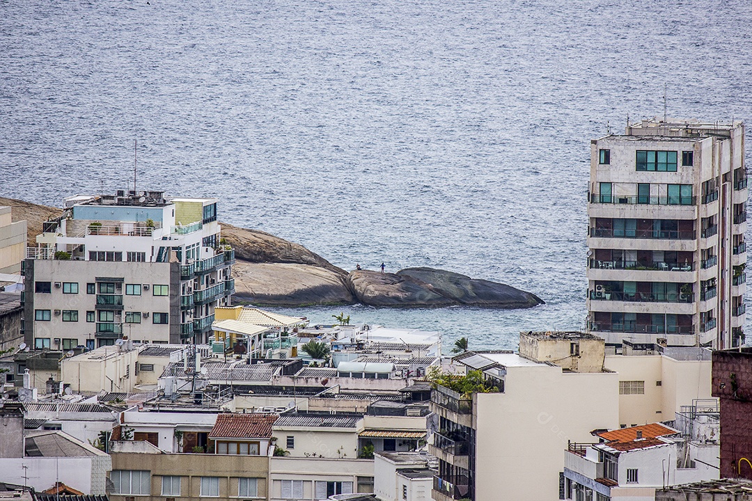 Paisagem da favela do Cantagalo