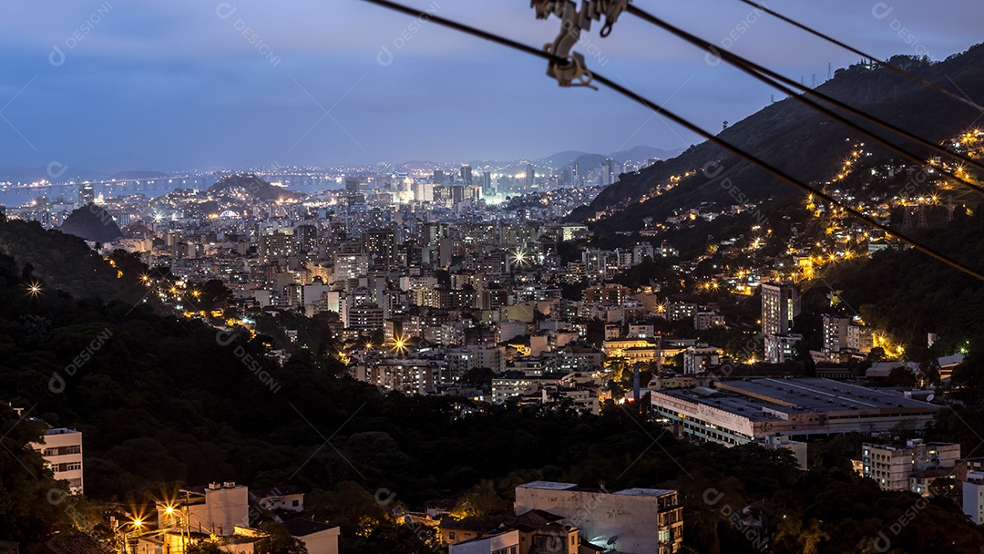 Detalhes da favela do Catrambi no Rio de Janeiro - brasil