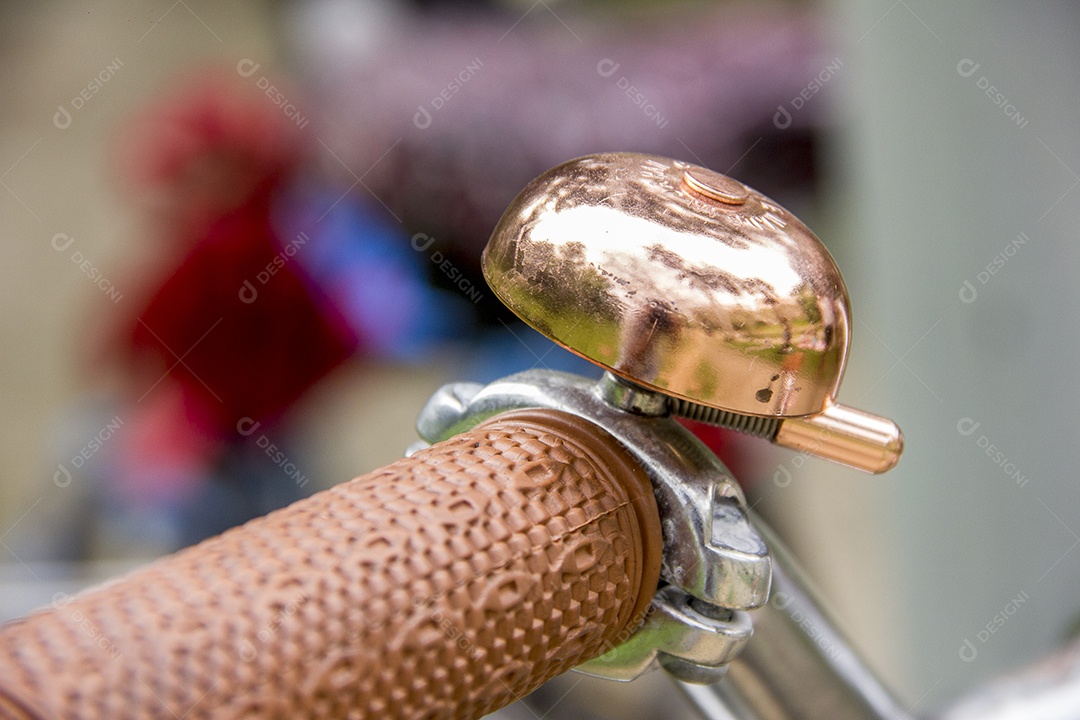Uma bicicleta cheia de detalhes