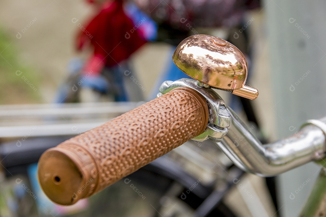 Uma bicicleta cheia de detalhes