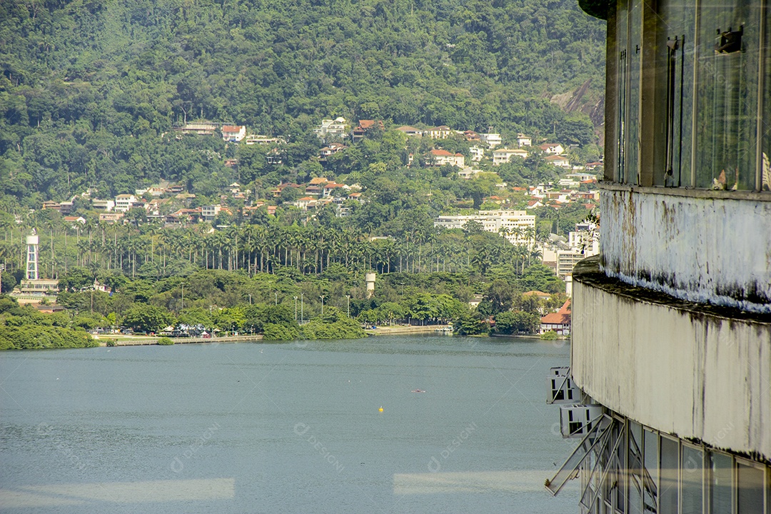 Paisagem da favela do Cantagalo