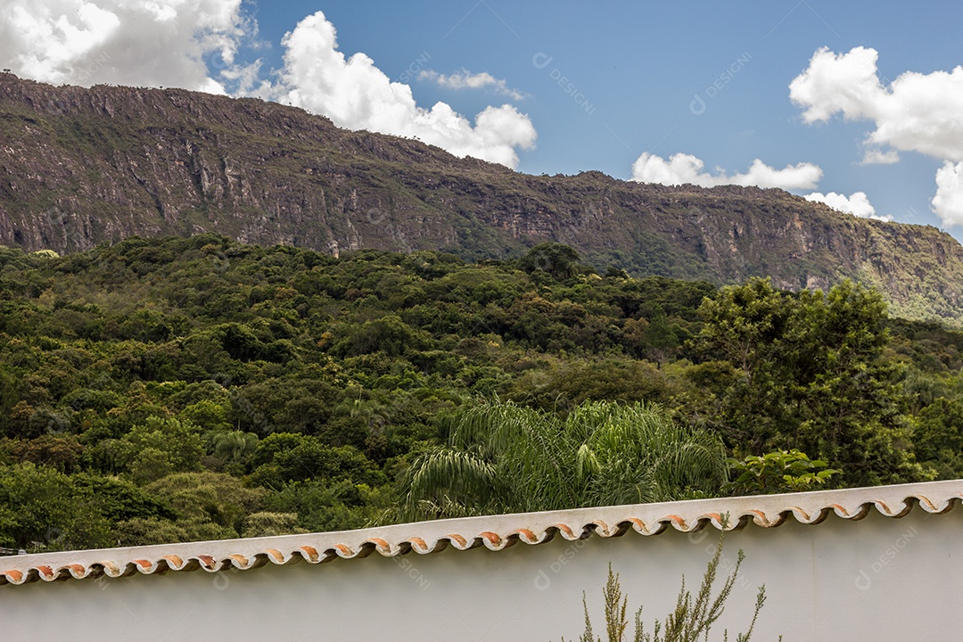 Detalhes da cidade de Tiradentes no Brasil