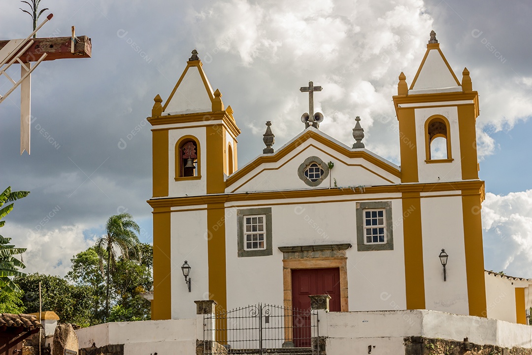 Detalhes da cidade de Tiradentes no Brasil