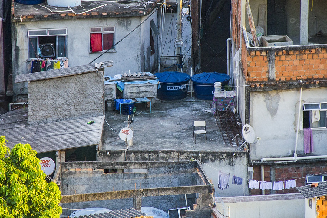 Detalhes da favela do Cantagalo