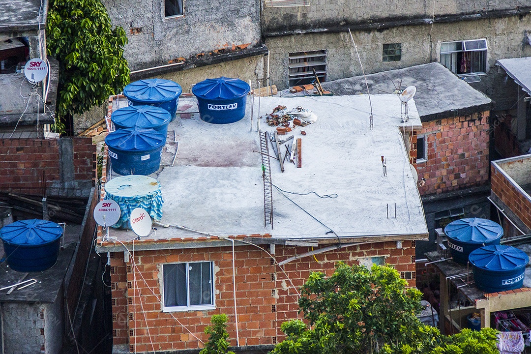 Detalhes da favela do Cantagalo