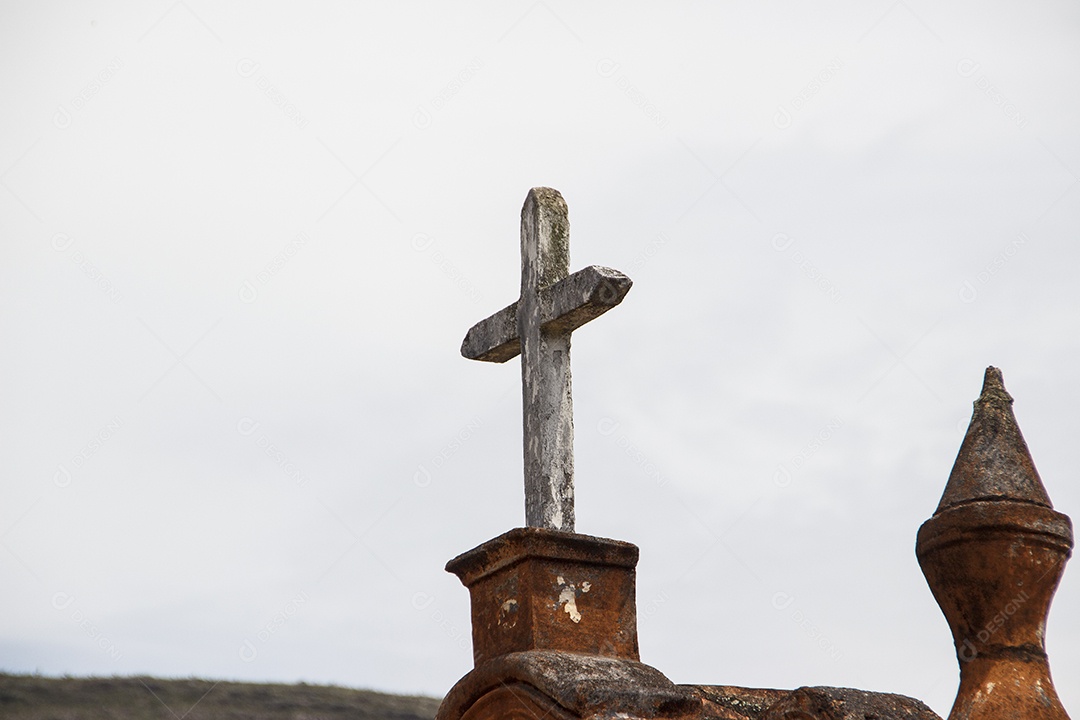 Detalhes da cidade de Tiradentes no Brasil